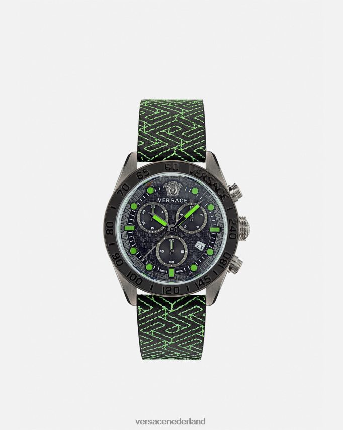 Versace Greca Dome-chronohorloge Heren pnul accessoires J2T4F41706