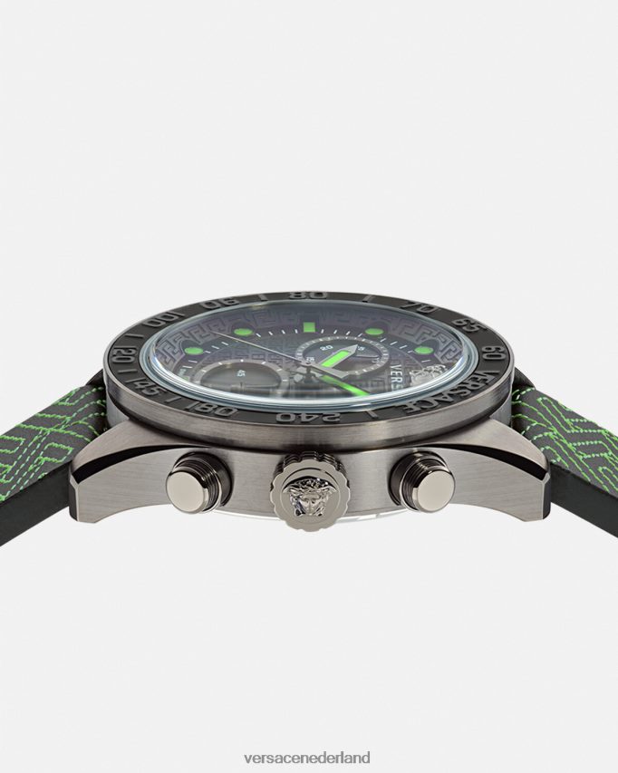 Versace Greca Dome-chronohorloge Heren pnul accessoires J2T4F41706