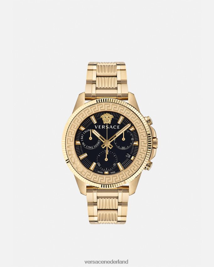 Versace Greca actie chrono horloge Heren pnul accessoires J2T4F41709