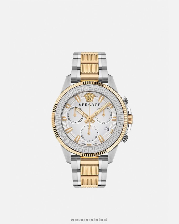 Versace Greca actie chrono horloge Heren pnul accessoires J2T4F41710