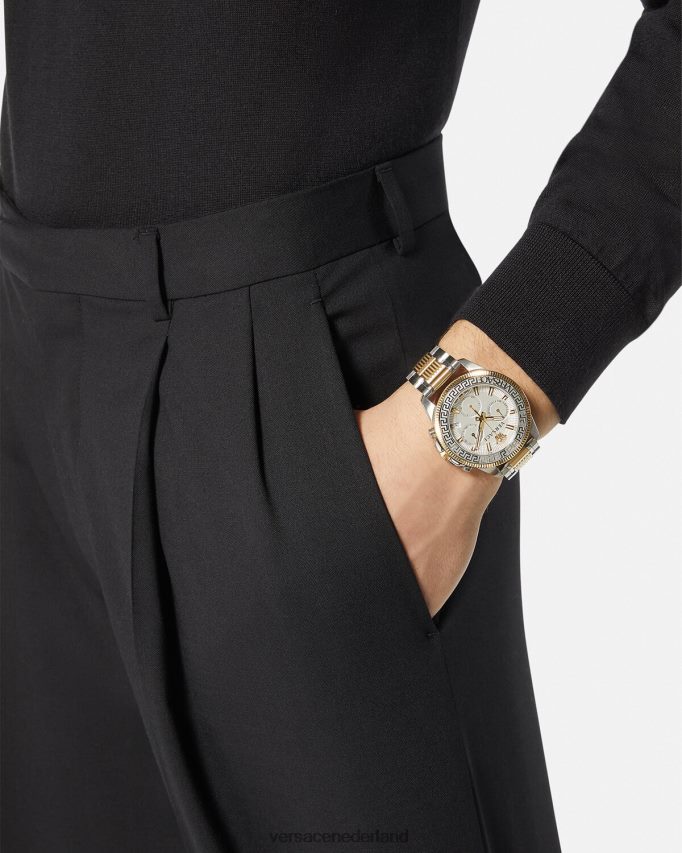 Versace Greca actie chrono horloge Heren pnul accessoires J2T4F41710