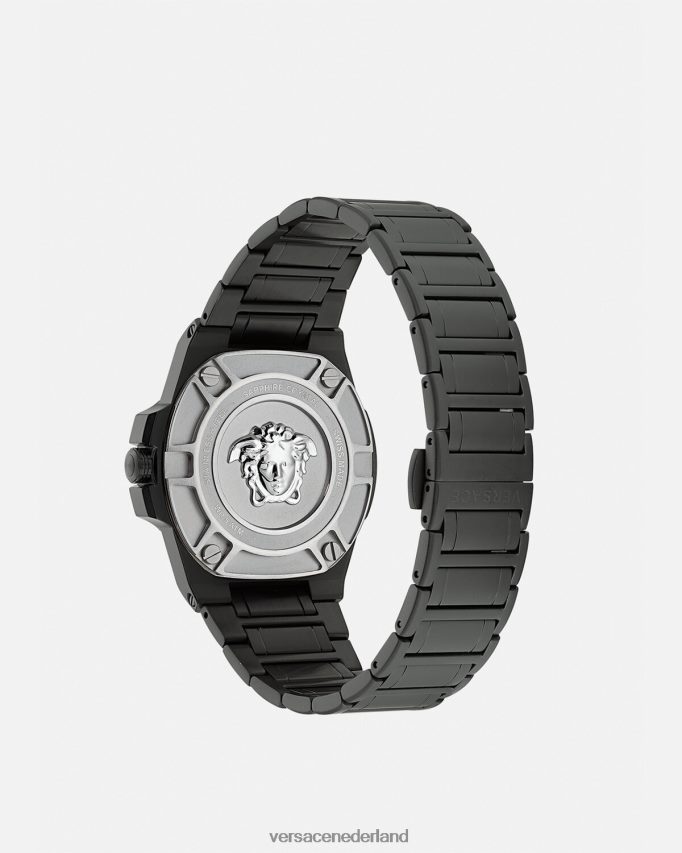 Versace Greca reactie horloge Heren zwart accessoires J2T4F41711