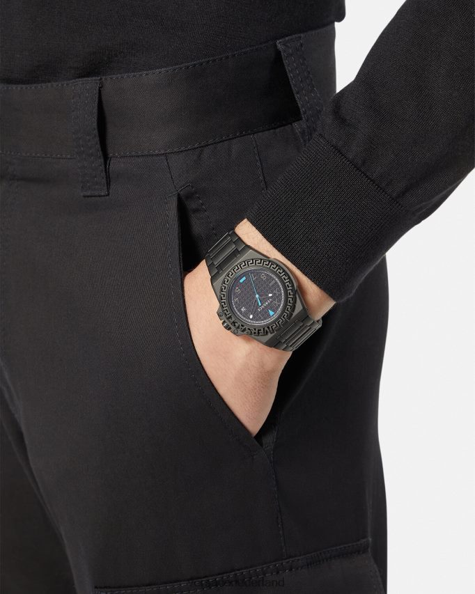 Versace Greca reactie horloge Heren zwart accessoires J2T4F41711