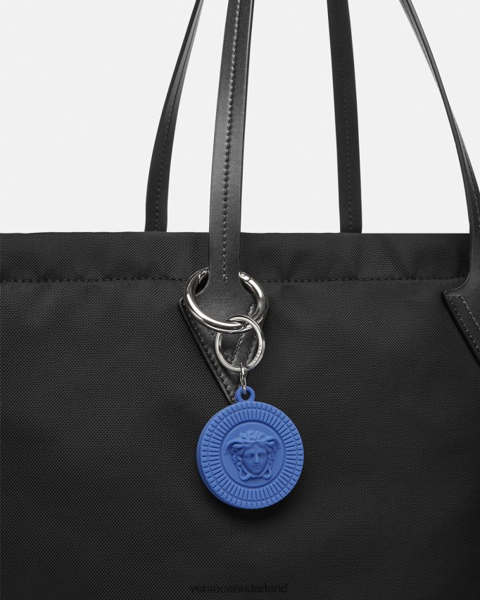 Versace Medusa Biggie Air Tag-sleutelhanger Heren blauw accessoires J2T4F41654