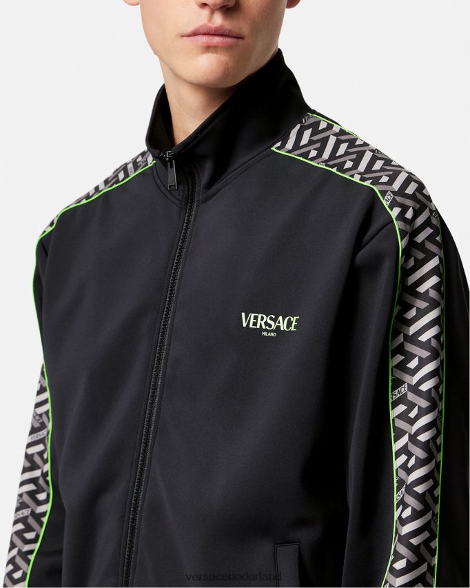 Versace la greca nylon gym trainingsjack Heren afdrukken kleding J2T4F41458