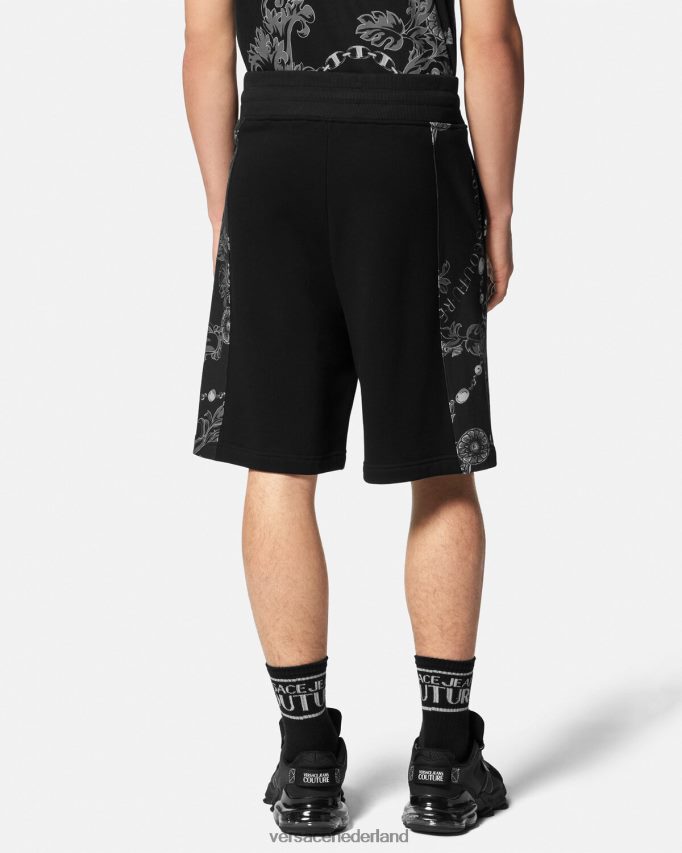 Versace Chain couture sweatshort Heren zwart kleding J2T4F42441
