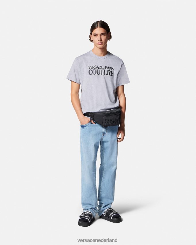 Versace Jeans met logotailleband Heren blauw kleding J2T4F42420