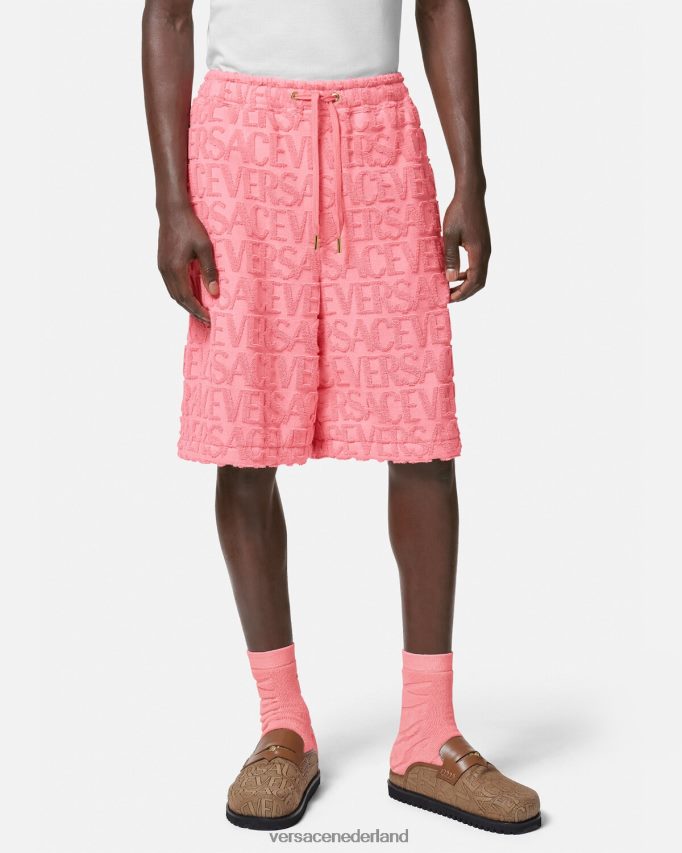 Versace all-over handdoekshorts Heren roze kleding J2T4F41430