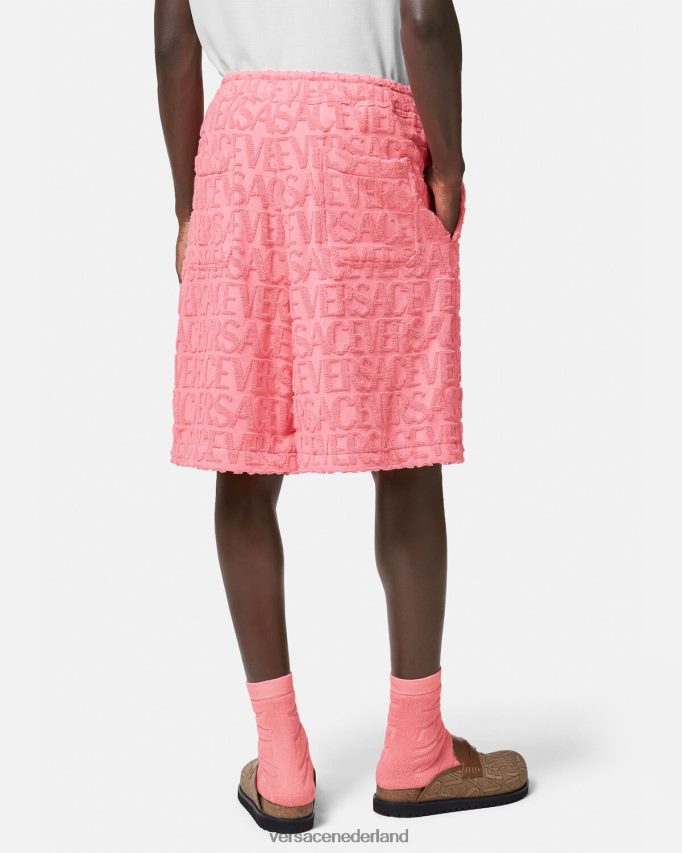 Versace all-over handdoekshorts Heren roze kleding J2T4F41430