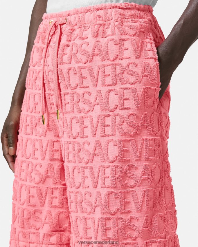 Versace all-over handdoekshorts Heren roze kleding J2T4F41430