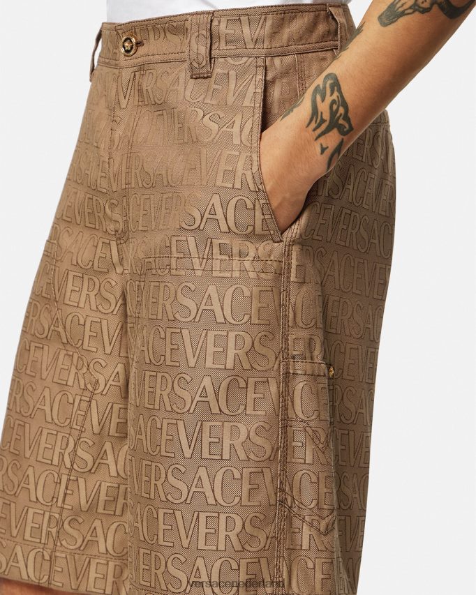 Versace allover korte broek Heren afdrukken kleding J2T4F41433