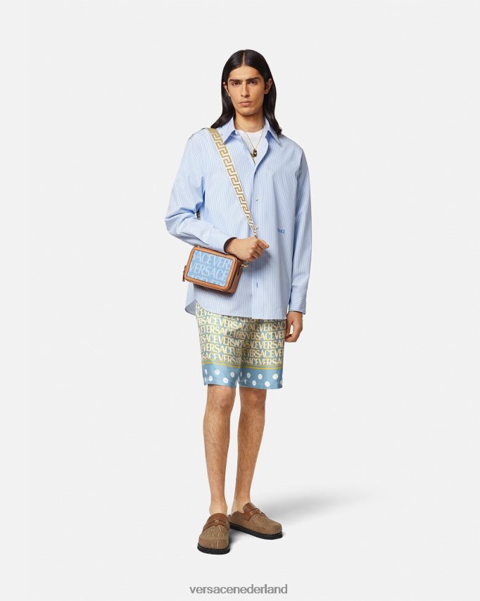 Versace allover zijden shorts Heren afdrukken kleding J2T4F41438