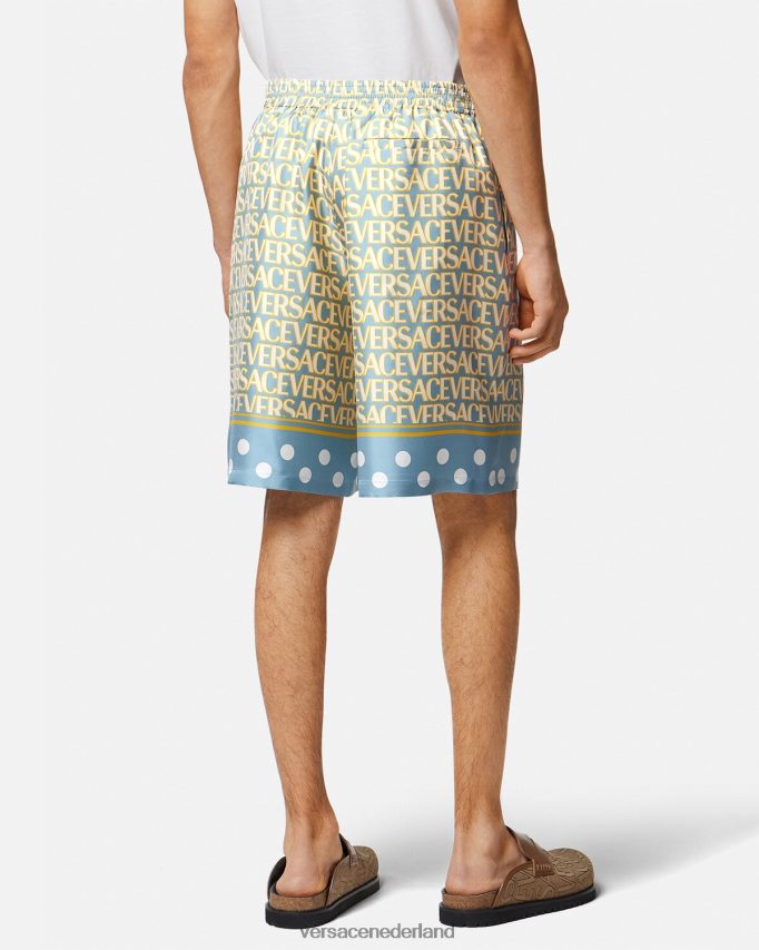 Versace allover zijden shorts Heren afdrukken kleding J2T4F41438