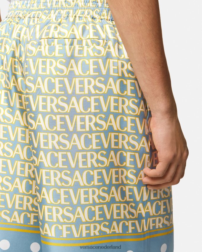 Versace allover zijden shorts Heren afdrukken kleding J2T4F41438