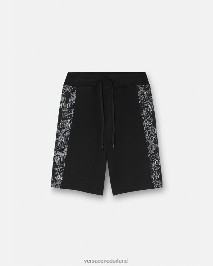 Versace couture sweatshort met logo Heren zwart kleding J2T4F42423