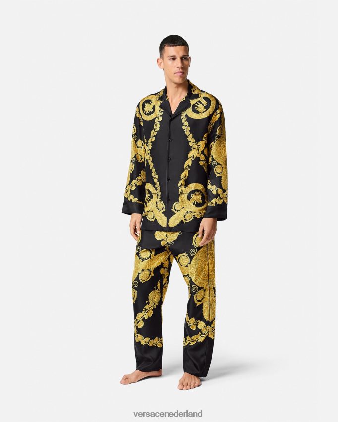 Versace Maschera barok pyjamatop Heren afdrukken ondergoed en strandkleding J2T4F41741
