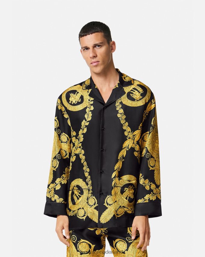 Versace Maschera barok pyjamatop Heren afdrukken ondergoed en strandkleding J2T4F41741