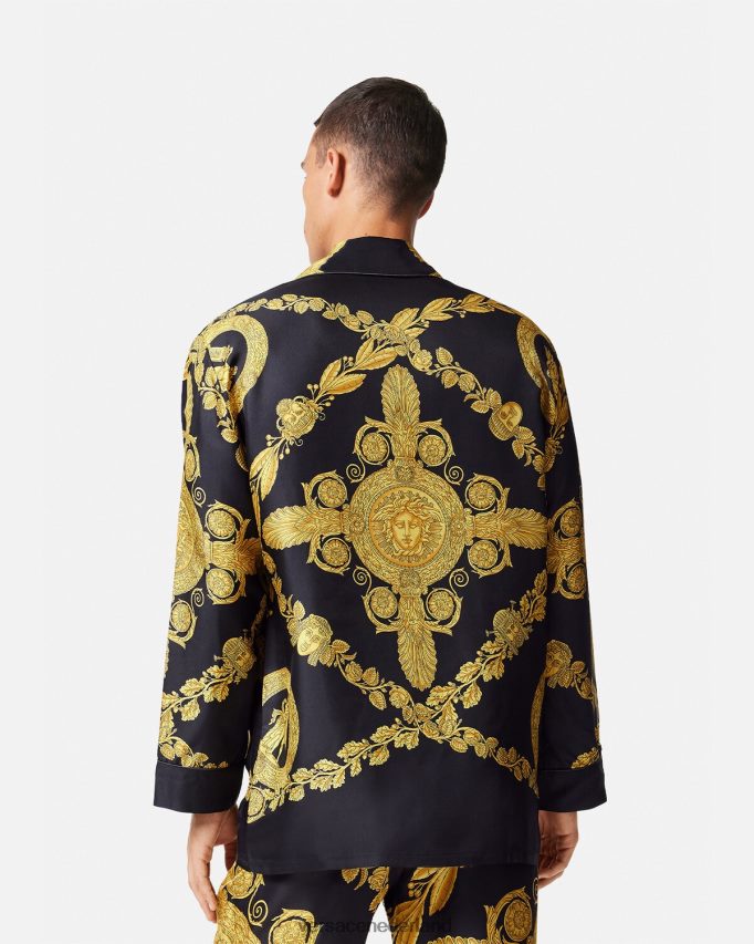 Versace Maschera barok pyjamatop Heren afdrukken ondergoed en strandkleding J2T4F41741