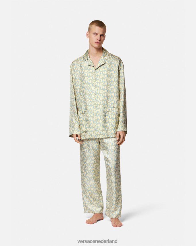 Versace all-over pyjamatop Heren afdrukken ondergoed en strandkleding J2T4F41729