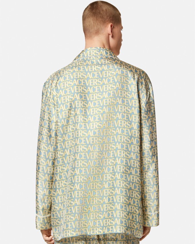 Versace all-over pyjamatop Heren afdrukken ondergoed en strandkleding J2T4F41729
