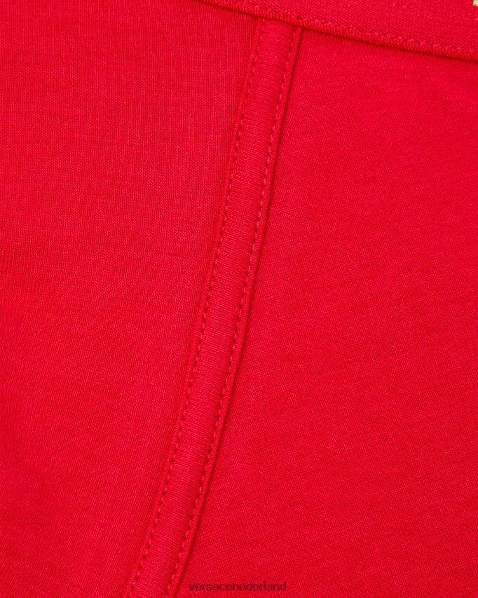 Versace greca border lange stammen Heren rood ondergoed en strandkleding J2T4F41766