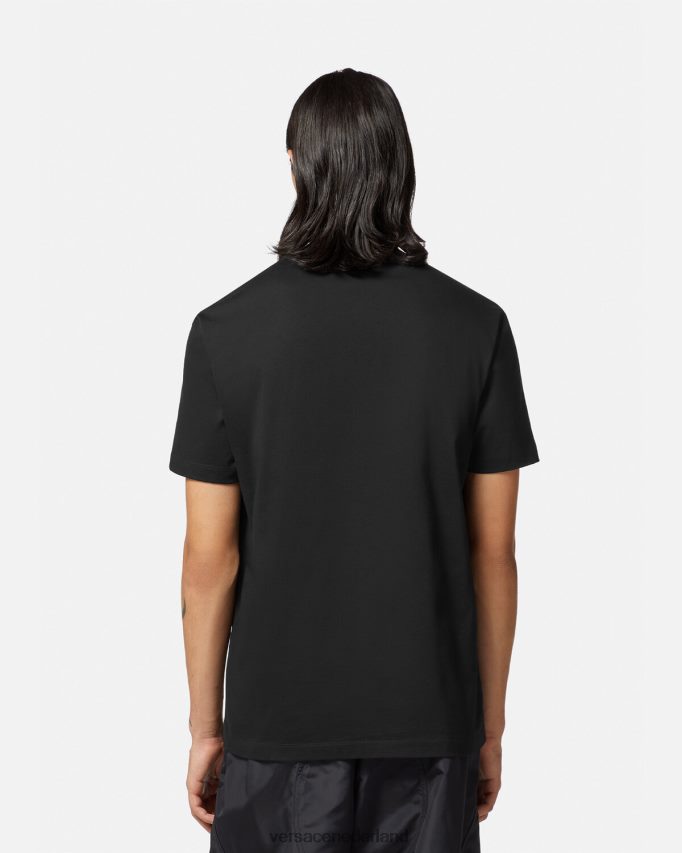 Versace T-shirt met La Maschera-logo Heren zwart kleding J2T4F41385