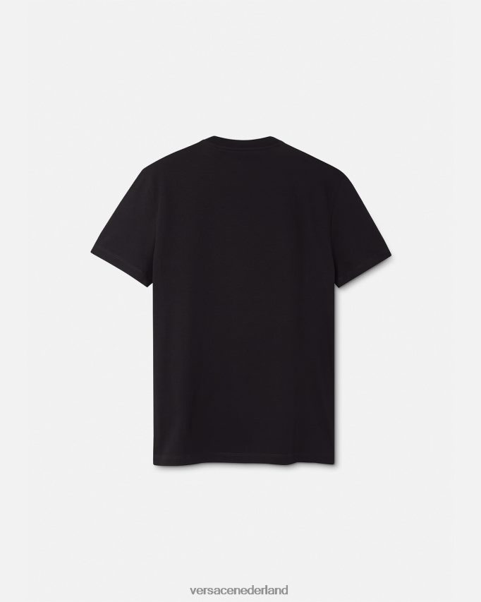 Versace T-shirt met Medusa-logo Heren zwart kleding J2T4F41397