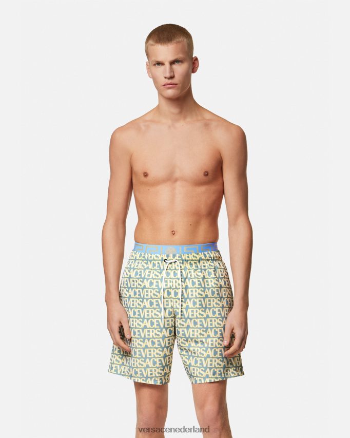 Versace all-over boardshorts Heren afdrukken ondergoed en strandkleding J2T4F41794