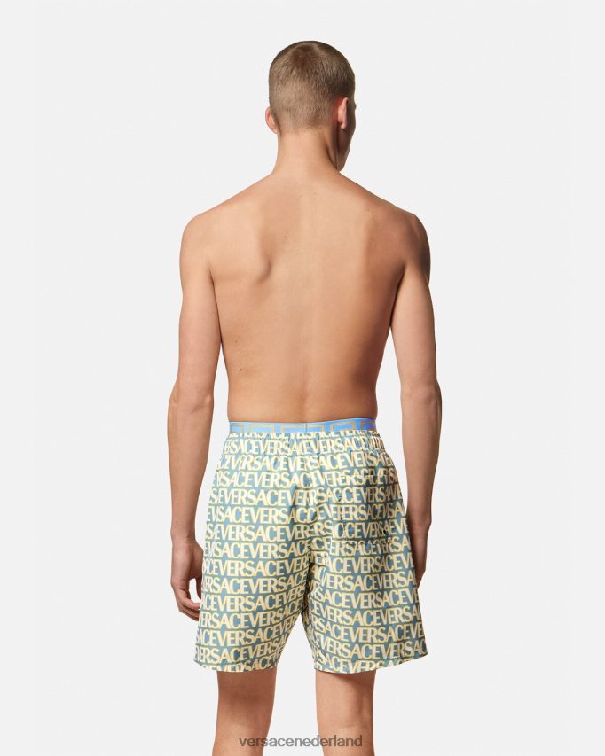 Versace all-over boardshorts Heren afdrukken ondergoed en strandkleding J2T4F41794