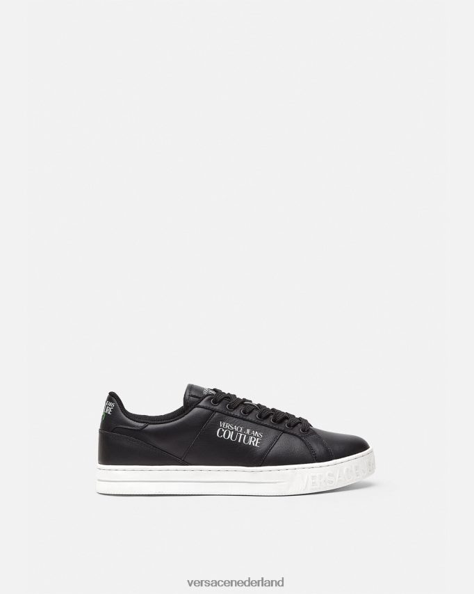 Versace Court 88-sneakers met logo Heren zwart schoen J2T4F42470