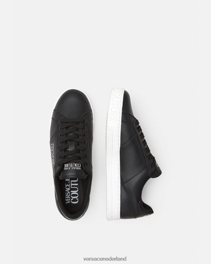 Versace Court 88-sneakers met logo Heren zwart schoen J2T4F42470