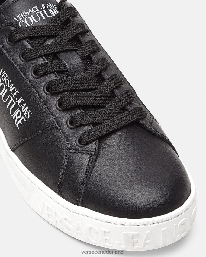 Versace Court 88-sneakers met logo Heren zwart schoen J2T4F42470