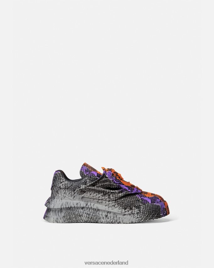 Versace Odissea sneakers met python greca-print Heren afdrukken schoen J2T4F41539