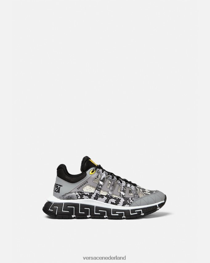 Versace Trigreca sneakers met pythonprint Heren zwart en afdrukken schoen J2T4F41543