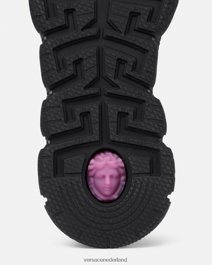 Versace Trigreca-sneakers met studs Heren zwart schoen J2T4F41544