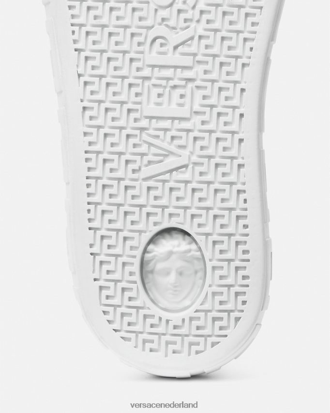 Versace allover denim Greca sneakers Heren lichtblauw schoen J2T4F41548