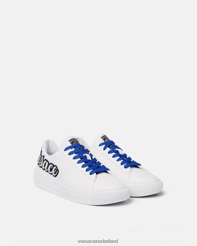 Versace varsity greca-trainers Heren één kleur schoen J2T4F41557