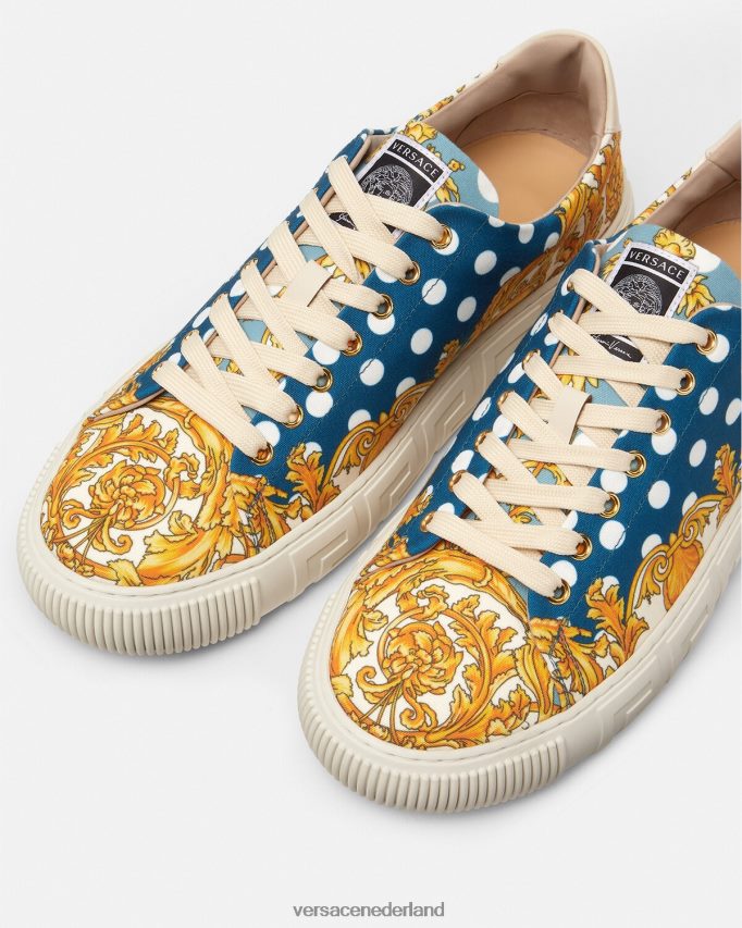 Versace zeeschelp barokke Greca sneakers Heren afdrukken schoen J2T4F41516
