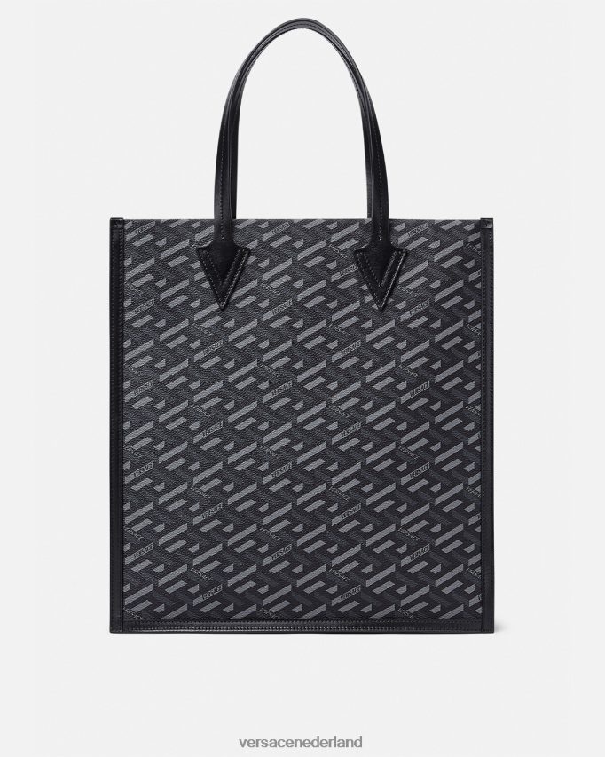 Versace La Greca kenmerkende grote draagtas Heren afdrukken Tassen J2T4F41477