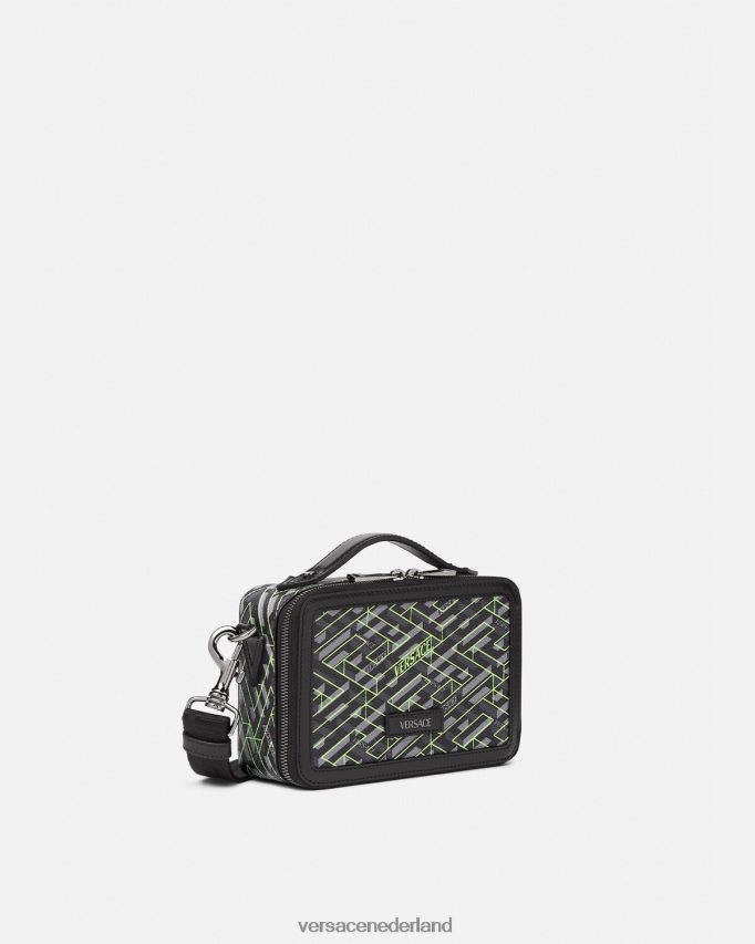 Versace La Greca kenmerkende kleine messengertas Heren afdrukken Tassen J2T4F41478