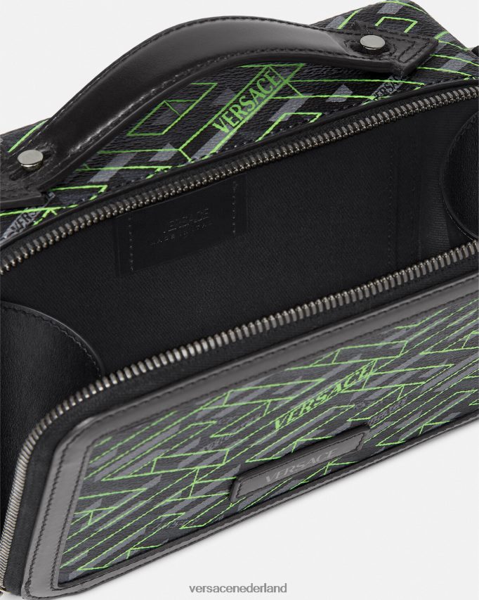 Versace La Greca kenmerkende kleine messengertas Heren afdrukken Tassen J2T4F41478