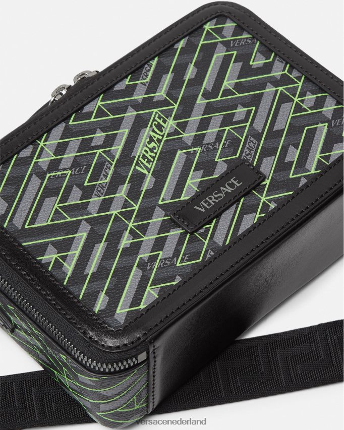 Versace La Greca kenmerkende kleine messengertas Heren afdrukken Tassen J2T4F41478