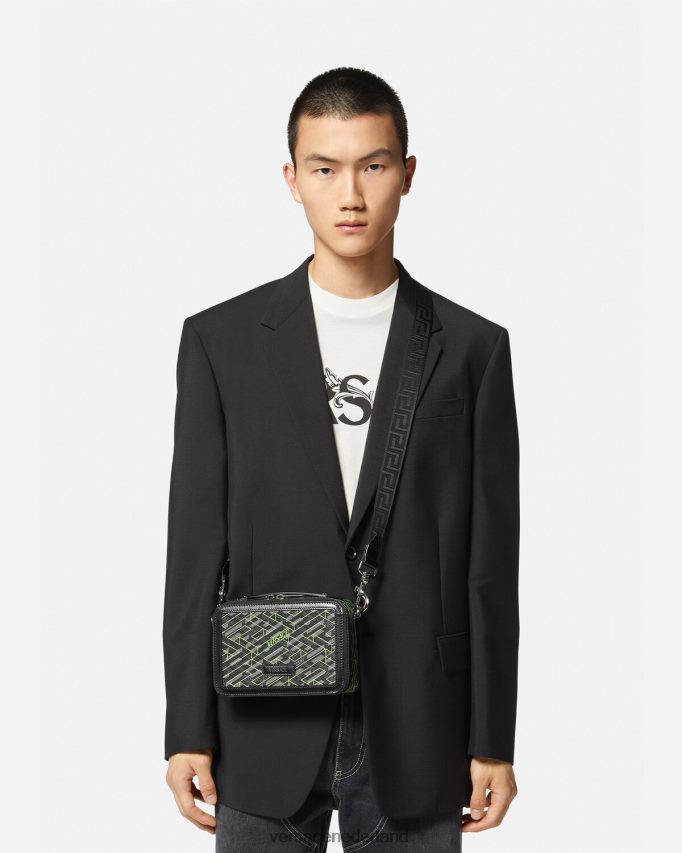 Versace La Greca kenmerkende kleine messengertas Heren afdrukken Tassen J2T4F41478