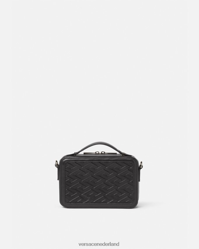 Versace La Greca kenmerkende kleine messengertas Heren zwart Tassen J2T4F41479