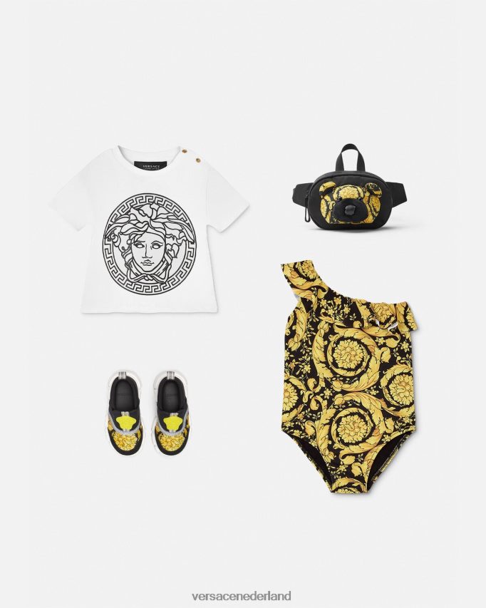 Versace Barocco babybadpak uit één stuk kinderen afdrukken kleding J2T4F41860