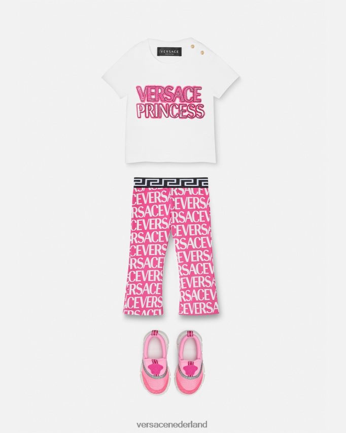 Versace all-over baby-joggingbroek kinderen roze & print kleding J2T4F41873