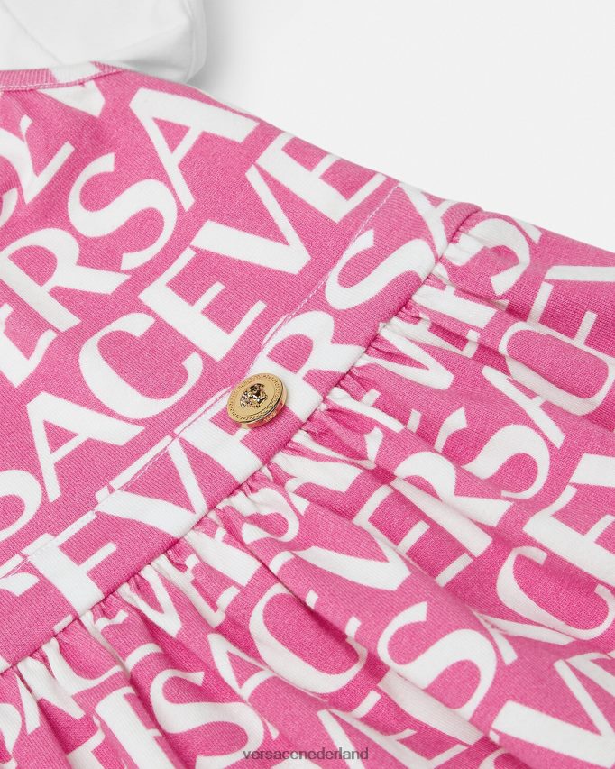 Versace all-over baby-t-shirtjurkje kinderen lichtroze kleding J2T4F41871