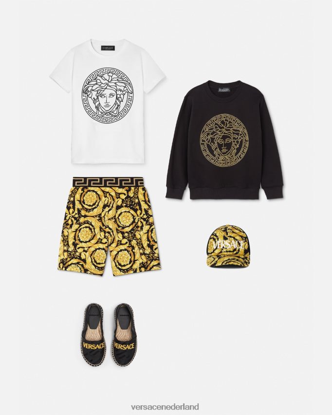 Versace barok korte broek kinderen afdrukken kleding J2T4F41956
