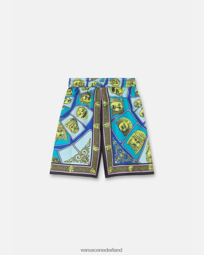 Versace le maschere zijden short kinderen afdrukken kleding J2T4F42122