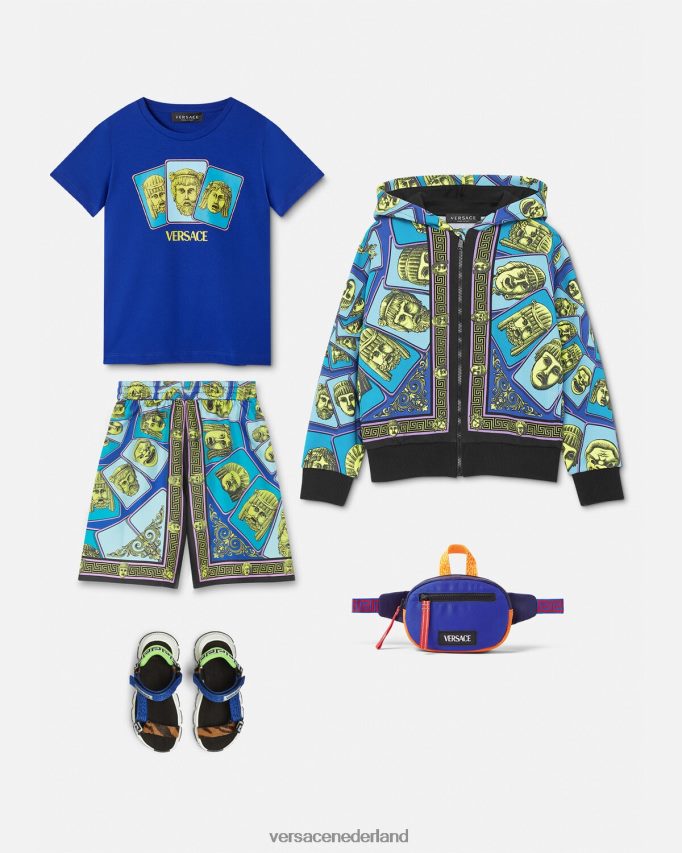 Versace le maschere zijden short kinderen afdrukken kleding J2T4F42122